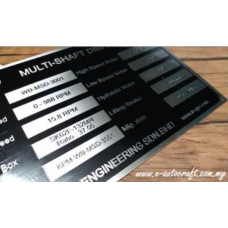 Label Tag Stainless Steel 2D Etching Polishing Hairline LTSS/PH_08
